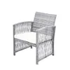 US STOCK GO 4 Pieces Outdoor Furniture Rattan Chair & Table Patio Set Outdoor Sofa for Garden Backyard Porch and Poolside a48 a23 a47