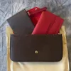 Bolso misterioso Cartera de diseñador Monedero de marca de lujo Carteras con cremallera única Bolsos de mujer Tote Bolsos de cuero real Bolsos a cuadros para dama Du260o