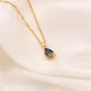 24k geelgoud gf waterdruppel paars kristallen ketting hanger oorbellen ring cz grote rechthoek edelsteen met kanaal sieraden set