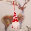 US Stock Merry Christmas Swedish Santa Gnome Plysch Dock Ornaments Handgjorda Elf Toy Semesterhus Party Decor Decorations