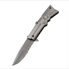 Mick 323 Tactical Folding Kniv 440c Half Serrated Blade Steel Handle Camping Jakt Utomhus EDC Tools
