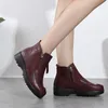 Laarzen Vrouwelijke Winter 2021 Schoenen voor Vrouw Comfortabele Dames Chunky Fashion Rome Dames Casual Botas Mujer