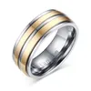Оптом-8 мм черные мужские кольца 100% титановые карбид мужские ювелирные изделия свадебные полосы классический парень подарок