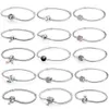 4 PDB SL serie in argento sterling 925 di alta qualità, moda fai-da-te adatta per il regalo di gioielli con bracciale femminile con fascino di perline