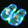 Girl Slippers Children LED Kids Slipper Baby Bathroom Sandals Shoes for Girls and Boys Light Up toddler2757235
