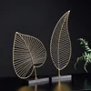 Leaves Ornament Loft Style House Bedroom Accessories Desk Decoration Home Supplies for Living Room 211021