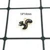 10 adet Altın Metal Emaye Mini Çam Koni Sincap Acorn Charms Kolye Bilezik Küpe Kolye Moda Takı Malzeme Için