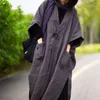 Kopa damski płaszcza literatura podróżna dla kobiet jesień i zimowy lniany szal w szale ograniczonym maniakiem szaty wiatrówki