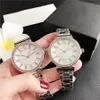 ماركة Watch Women Girl Diamond Style Metal Steel Band Quartz with Luxury Logo Watches Fos 09