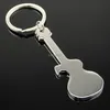 Model Metal Musical Instruments Guita Bottle Opener Key Ring Simple Summer Beer Openers Keychain Bar Hand Tool Fashion will and sandy