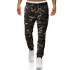 Stile Camouflage Männer Hosen Kordelzug Elastische Taille Cargo Hosen Sport Fitness Strand Streetwear Herren Kleidung Casual Hosen für Männer