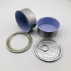 Other Electronics 3.5g 100ml Empty Bottle self-seal press tin can no need machine Presstin Loop Top with ring pull cover for packing box 73*23mm