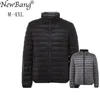 Bang Brand Men's Down Jacket Ultra Light Men Autumn Winter Double Side Feather Reversible Lightweight Warm Parka 210819