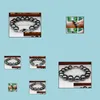 Kralen, strengen armbanden sieraden prachtige 10-11 mm Tahitiaanse ronde pauw groen parelbaracelet 7,5-8 inch druppel levering 2021 V9WCR