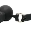 Couple Erotica Sexy Silicone Mouth Plug Ball Gag Bdsm Slave Restraint Belt Fetish Adult Toy7864629