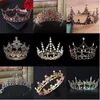 Eseres Vintage Baroque Queen Corona per le donne Wedding Bridal Crown Copricapo Accessori per capelli Pageant Tiara Diadem1