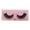 Hand Made Reusable Soft False Eyelashes Thick Natural Long 3D Fake Lashes Extension Makeup For Eyes Easy To Wear Comes Cute Pink Sticker Packing 10 Models DHL Free