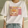 Frauen Cartoon Gedruckt Sommer Casual T-shirt Oansatz Kurzarm Hund Muster Weibliche t-shirt Mode Damen t-shirts Tops T200613