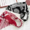 Frau Boho Blume gedruckte Flroale Haarschalel Mädchen Chiffon Haar Bandanas Stirnband Elastizität Accessoires Hijab Kopfbedeckung Haarban