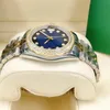 Automatisch horloge voor heren en dames, neutraal horloge met diamanten rand van 36 mm en 41 mm, roestvrijstalen vouwgesp