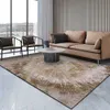 Bubble Kiss Carpet for Living Room Abstract Brown Tree Crown Pattern Home Delicate Bedroom Decor Rug Non-slip Floor Mat 210626