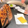 MIRROR TOP Quality Cowhide Shoulder Leopard Embossed Handbag Fashion Designer Ladies One-shoulder Messenger Bag Wallet