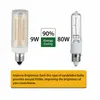 전구 G8 G9 E11 E12 E14 E14 E17 BA15D GY6.35 DIMMABLE LED 조명 미니 세라믹 102 LED 2835 옥수수 10/12W 교체 80W 할로겐 램프 슬레드