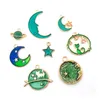 279pcs / 목걸이에 대 한 다차원 DIY 매력을위한 멀티 캐스팅 DIY 매력 Bracelet Star Moon Sun Jewelry 구성 요소 도매 가격