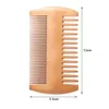 Pocket Wood Beard Comb Double Sides Super smala tjocka trä Combs Pente Madeira Lice Pet Hair Tool3917381