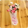 50pcs Creative Clear PVC Plastic Vases Water Bag Eco-friendly Foldable Flower Vase Reusable Home Wedding Party Decoration RH3641