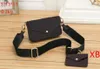 168Women 2pcs Zestaw zero portfela Multi Pochette Crossbody Torby Crossy Body torebka TOSES FELICIE PIERW PIERWA PURSE2036