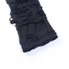 Helisopus Gothic Black Mini Dress Streetwear Rock Punk Hollow Retro High Waist Długi Rękaw Bodycon Party Dresses 210719