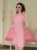 Wiosna Letnie Kobiety Z Krótkim Rękawem Dress Solid Cute Kawaii Damskie Party Party Slim Vestidos