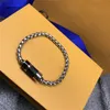 Mode acier cuir bouteille de parfum lien chaîne bracelets amoureux bracelet à breloques pour coupon avec boîte de cadeau au détail en stock SL008