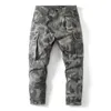 Men039s Pants Men Midwaist Zip Cargo Relaksed Fit Camuflage Spodery z wieloma wygodnymi codziennymi wysokiej jakości Pantalones1347574