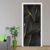 Autocollants de porte DIY 3D Mural pour salon chambre à coucher décor à la maison affiche PVC auto-adhésif imperméable décalcomanies créatives autocollant de porte 210317