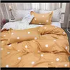 Tillbehör Textilier Hem GardencArtoon Bedding Sets Endless Simple BedClothes Kids Quilt Twin Full Queen King Plat Sheet Pillow Cases Duvet e