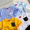 Design Odzież dziecięca Zestaw Lato Insect Baby Odzież dziecięca Cute Animal Mini-Set! 100% bawełniana tkanina, moda miękki oddychający kolor fioletowy, jasnoniebieski, żółty, biały