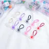 10st-väska/låda kvinnor söt färg matt hårband elastiska band ring slumpmässiga öron flickor tillbehör huvudbonad