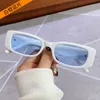 Lunettes de soleil Arrivée 2021 Rectangle Futuriste BB Logo Femmes Uv400 Marque Designer Rouge Rose Blanc Bleu Rétro Petites Lunettes de Soleil