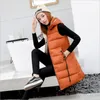 Women's Vests 2022 Autumn Women Waistcoat Female Winter Slim Hooded Vest Ladies Big Size 3XL Outerwear Colete Feminina Sleeveless Coat CM585