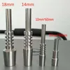 Titanium Nail 10mm 14mm 18mm Replacement Tip Dab Rigs Kit Smoking Accessories