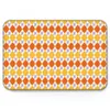 Cushion/Decorative Pillow Orange Yellow Diamond Tile Pattern Doormat Non-slip Rug Soft Bath Mats Bathroom Supplies Carpet Living Room