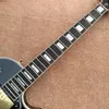 Вся одежда высшего качества LP Custom Shop, черный цвет, электрогитара из черного дерева, накладка на гриф, лады, золотое оборудование6507452