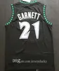 Mens Stitched 21 # Kevin Garnett Jersey 블랙 블루 화이트 34 # Paul Pierce 유니폼 5 # Kevin Garnett 20 # Ray Allen 농구 ​​유니폼 스포츠 셔츠