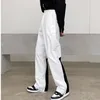 IEFB Trend Contrast Color Suit Pants Niche Design Casual High Street Personal Casual Pants Men's Business Trousers 210524