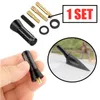 Universal Carbon Fiber Car Roof Antenna Enhanced Signal FM/AM 3.5cm Screw Metal Stubby Mast Vehicle Radio Aerial