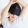 Fashion Eye Sleep Masks Imitation Silk Mulberry Silk Double Side Reversible Comfortabele reizen Oogschild 11cm * 21cm