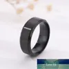 Skyrim Classic Black Rvs Mannen Ring Love Eternity Engagement Trouwringen Sieraden Verjaardag Gift