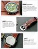 Multifunktionella bergsbestigningar Sportklockor Domineering Watertproof Man Form Quartz Nylon Military Watch Tactical LED WRISTWATC340T